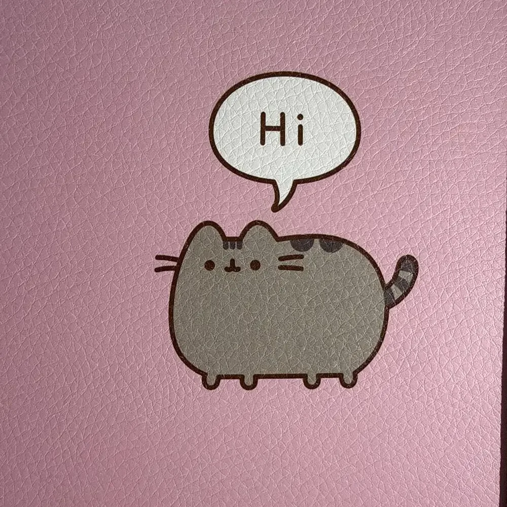 Pusheen Notebook Hi Pink Lined Journal Diary 160 Pages 2025 Casebound Elastic